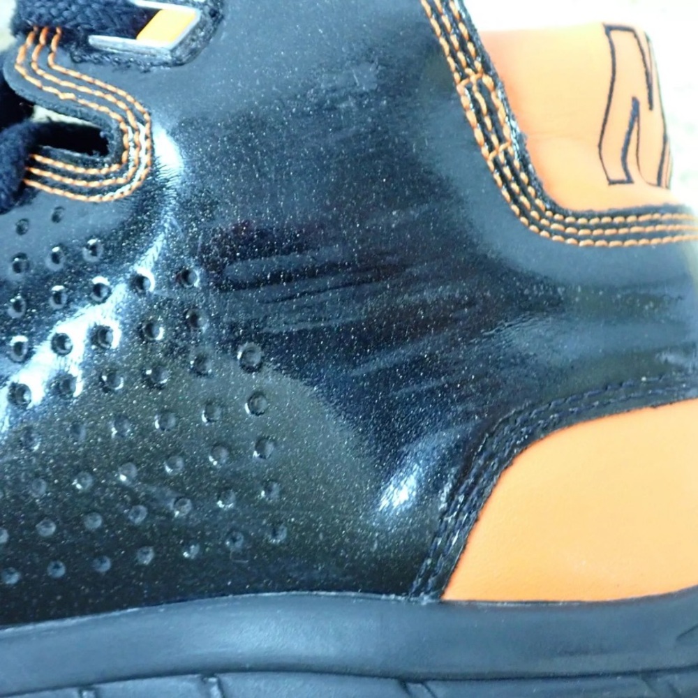 Nike Air Max Bizness Basketball Shoes Black Orange 324824-081 youth 6.5 - Picture 11 of 11